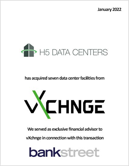 H5 Data Centers Announces Acquisition Of Seven Data Centers From