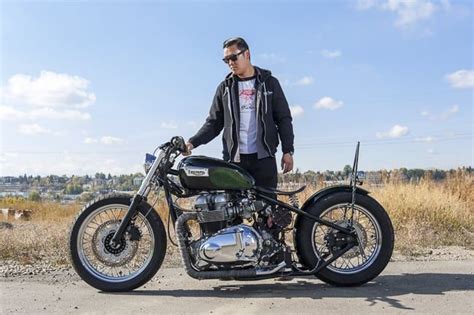 A New Bike Rebuilt Custom 2007 Triumph Bonneville T100 Triumph