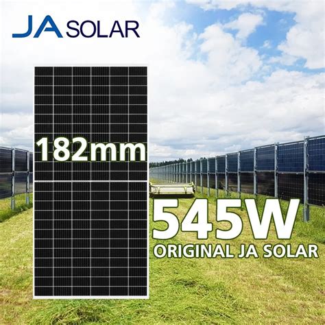 Ja Solar Modules W W W W W Cell Mbb Half Cell Module