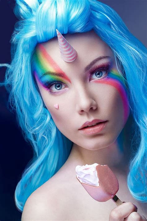 Unicorn Beauty Face By Fabrice Meuwissen On Px Unicorn Makeup