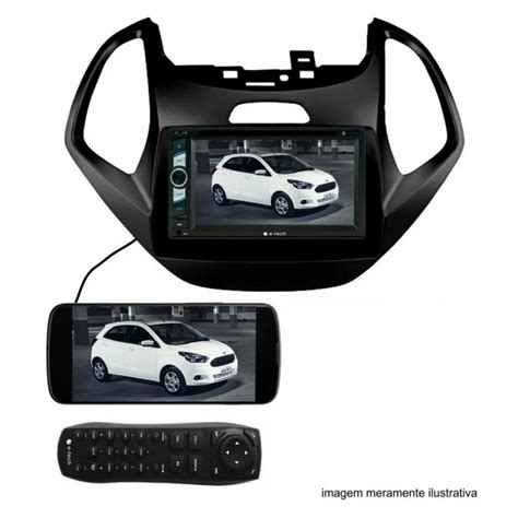 Central Multimidia Novo Ford Ka Dvd Bluetooth Espelhamento R