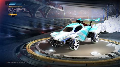 Rocket League Itemshop Esports Shop New White Flamerate Boost