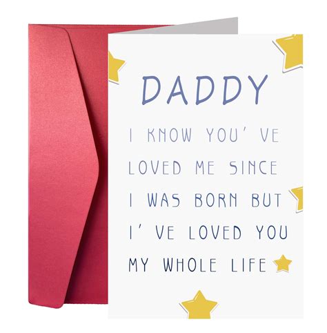 Buy Birthday Card for Daddy, hers Day Card, Cute Birthday Card for Dad ...