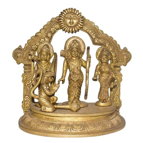 Buy Itos Ram Darbar Brass Statue Religious Gift Idol For Pooja Puja