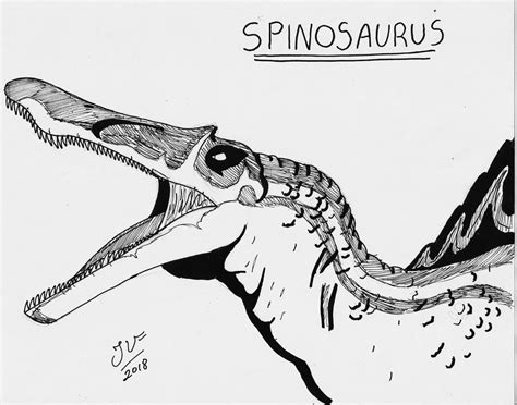 Jurassic Park 3 Spinosaurus By Johndrawfatties On Deviantart