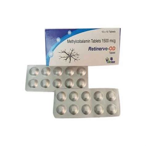 Retinor Mcg Methylcobalamin Tablet Packaging Type Tablet