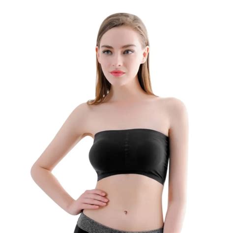 Buy Wj Women Seamless Traceless Strapless Tube Tops