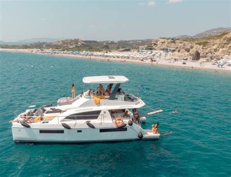 Power Catamaran BOSS - Catamaran Cruises Rhodes