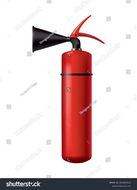 Red Fire Extinguisher Isolated Portable Firefighting Stock Illustration 2054859011 Shutterstock