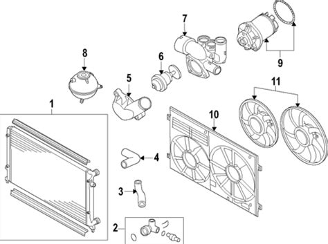 Cooling System For 2014 Volkswagen Passat QuirkParts