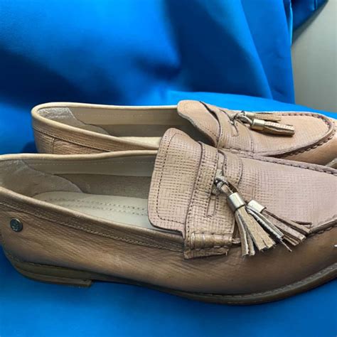 Hush Puppies Ladies Tan Slip On Shoes Size 10w Nwots