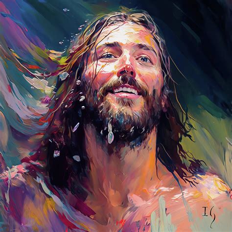 Joyful Messiah Painting By Ivan Guaderrama Fine Art America