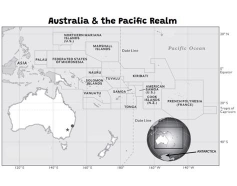 Australia & Pacific Realm Map Game