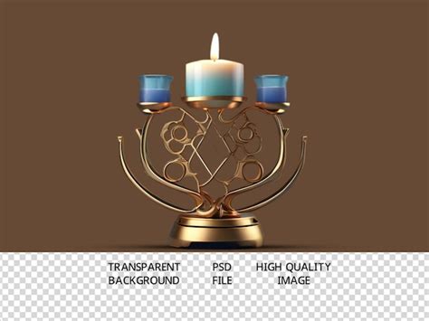 Premium Psd Psd Candle Light Holder For Hanukkah