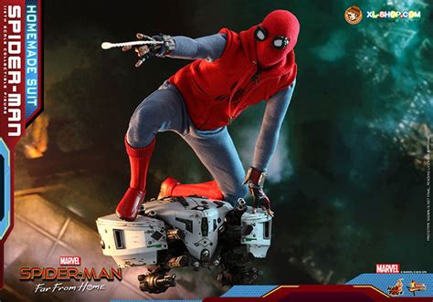Hot Toys Mms Spider Man Far From Home Th Scale Spider Man Homemade Suit Version