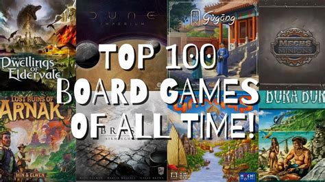 TOP 100 BOARD GAMES OF ALL TIME EVER All 100 Games In 7 Minutes