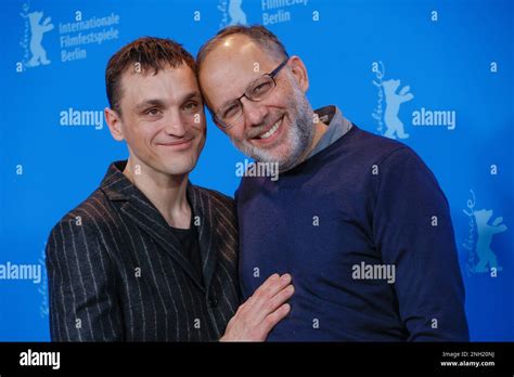 Franz Rogowski Left And Director Ira Sachs Pose For Photographers At