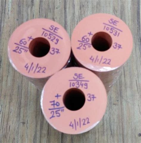 To Hardness ORANGE HOT STAMPING SILICONE RUBBER ROLLER Capacity Heating Capacity