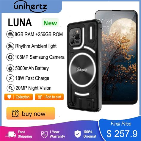 Unihertz Luna Smartphone Ritmo Luz Ambiente Gb Gb Mp G