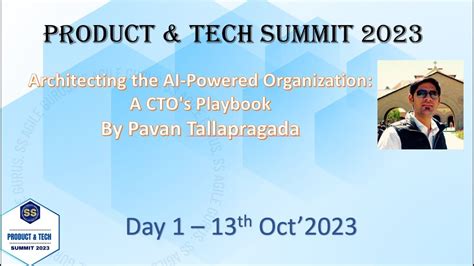 Tech Day Architecting Ai Powered Organization Pavan Tallapragada