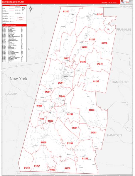 Maps of Berkshire County Massachusetts - marketmaps.com