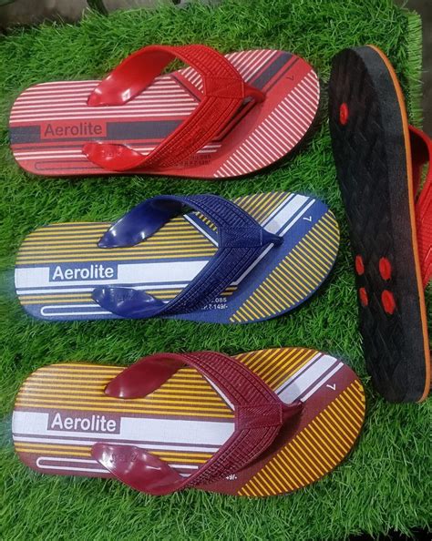 Gents Hawai Chappal At Rs 42 Pair Mens Rubber Slipper Flip Flop In