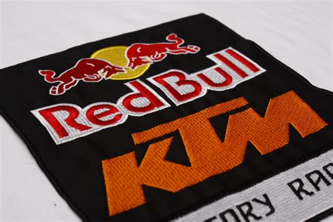 Ktm And Red Bull Patches Custom Embroidered Patches Highest Quality