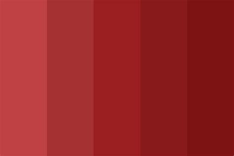 Shades Of Red Color Palette