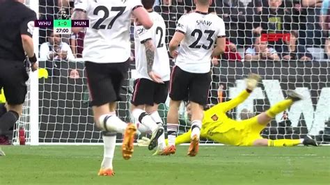 De Gea Falha Manchester United Perde Para West Ham E Vê Liverpool Mais