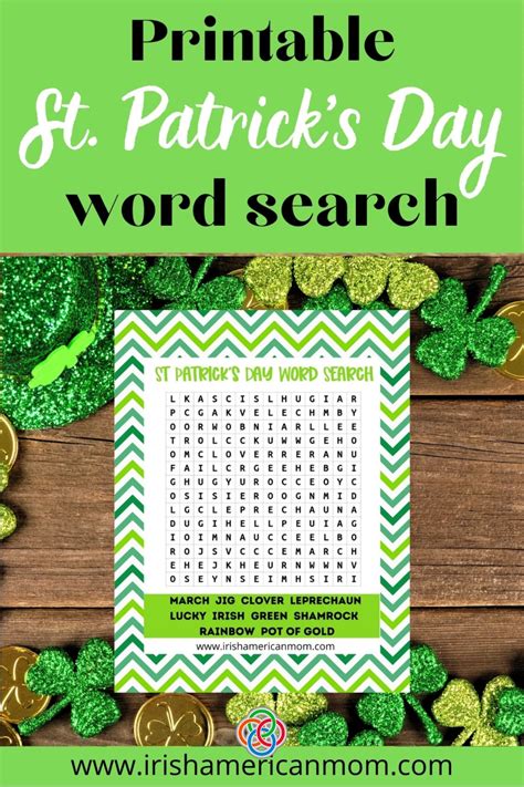 Word Search Fun For Saint Patricks Day Irish American Mom