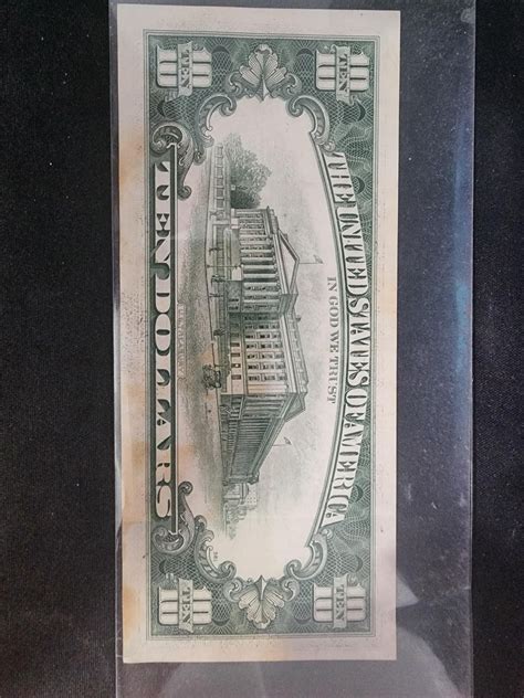 Misprint 10 dollar bill : r/papermoney