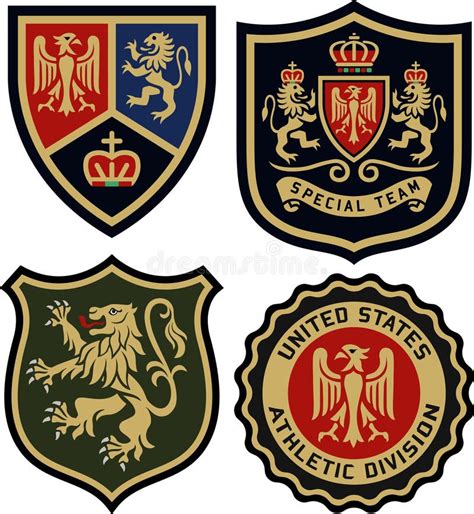 Royal emblem badge shield stock vector. Image of banner - 51519184