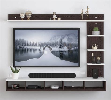 Snq Engineered Wood Wall Mount Tv Unittv Stand For 55 Tv Engineered Wood Tv Entertainment Unit