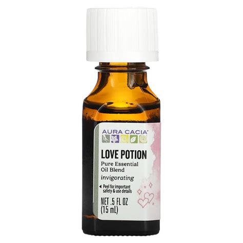 Aura Cacia Pure Essential Oil Blend Love Potion 0 5 Fl Oz 15 Ml