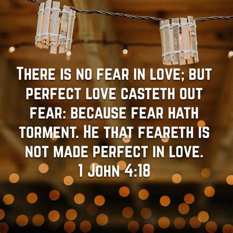 Pin By Leisha Griffiths On The Word Knowing God There Is No Fear In