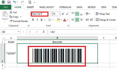 Sangat Mudah Cara Membuat Barcode Di Microsoft Excel World Blog