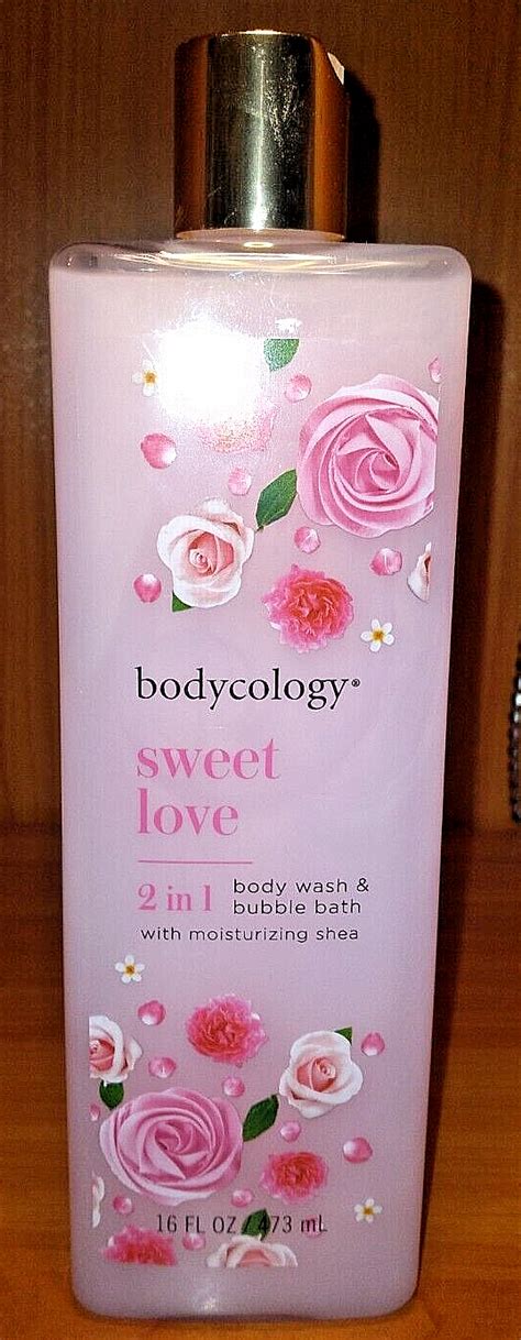 Bodycology Sweet Love 2 In 1 Body Wash And Bubble Bath Pink Rose Cream Shea 16 Oz 885645017718 Ebay