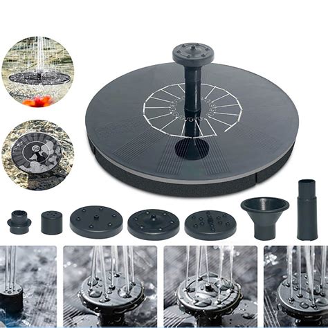 Solar Fountains Floating Outdoor Pool Water Featur Vicedeal