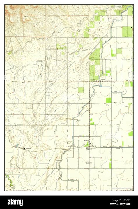 Harrah Washington Map 1958 124000 United States Of America By