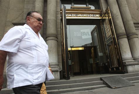 Bolsa De Valores De Lima Abre A La Baja Por Acciones Financieras Y