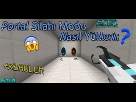 Minecraft PE 3D Portal Silah Modu Nasıl Yüklenir KURULUM iNDİRME