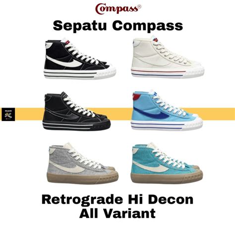 Jual Sepatu Compass Retrograde Linen All Variant Compass Linen Low