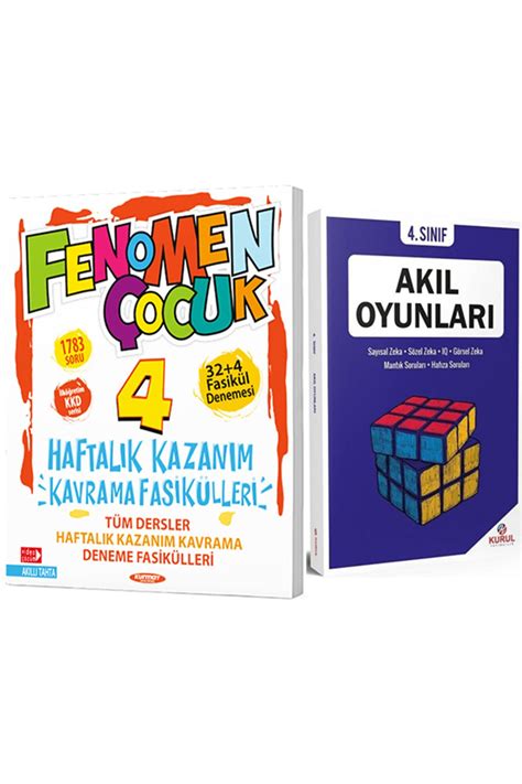 Fenomen Yayıncılık FENOMEN 4 TÜM DERSLER HAFTALIK KAZANIM KAVRAMA