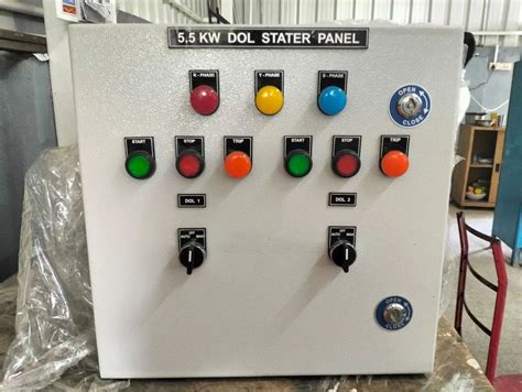 Three Phase V Dol Starter Control Panel Mild Steel Hp At