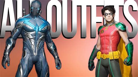 Gotham Knights All Outfits For Nightwing Redhood Robin Batgirl