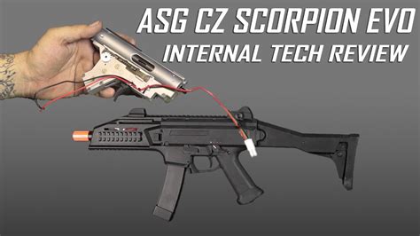 ASG CZ Scorpion EVO 3A1 In Depth Internal Overview Airsoft GI YouTube