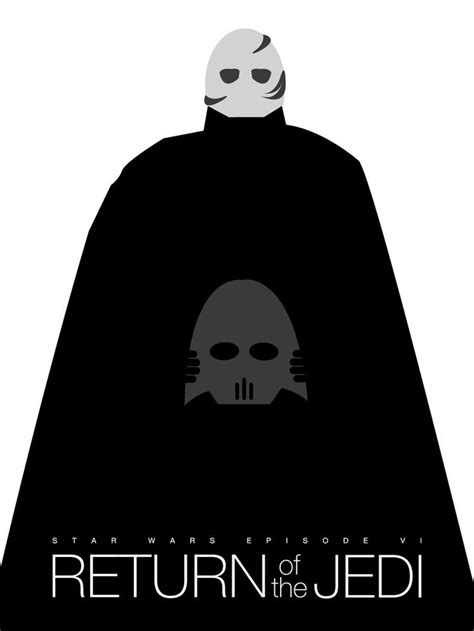 The Poster For Return Of The Jedi From Star Wars Featuring Darth Vader