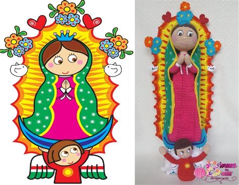 Virgen De Guadalupe Crochet Pattern