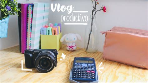 Vlog Un día PRODUCTIVO conmigo clases virtuales editar y platica