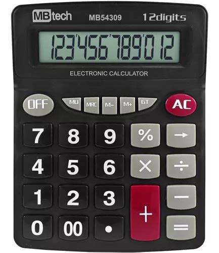 Pantalla Lcd De Calculadora Electr Nica Grande De D Gitos Que